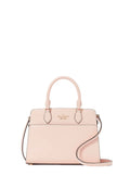 Madison Saffiano Leather Small Satchel Conch Pink