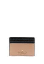 Madison Small Slim Card Holder Toasted Hazelnut Multi
