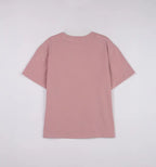 Maison De Rola Embroidery Pigment Loose Fit T-Shirt I/Pink