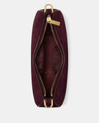 Margot Floral Handle Shoulder Bag Grenache