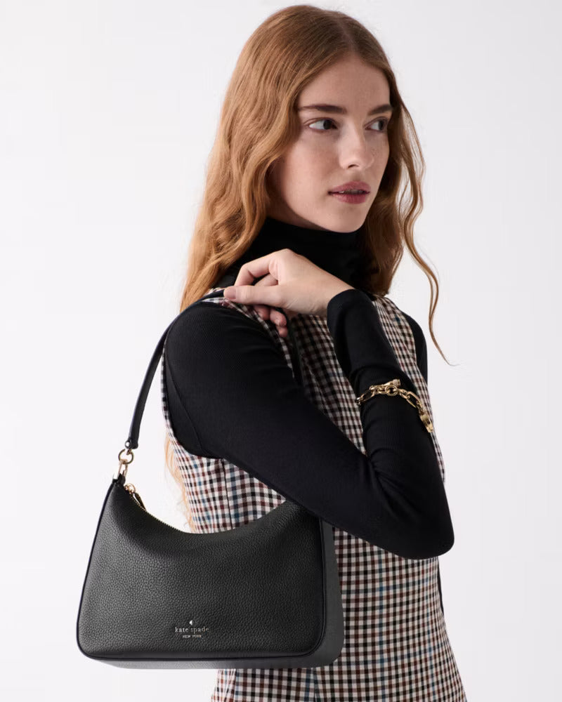 Margot Medium Shoulder Bag Black