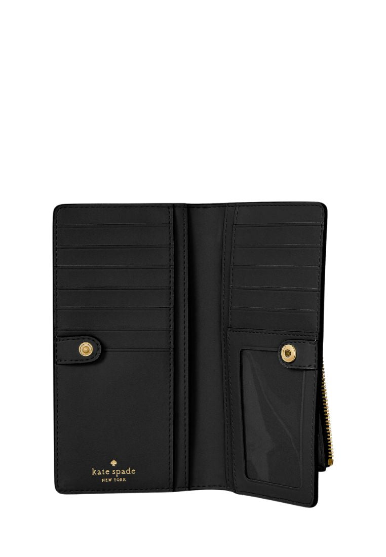 Marlee Large Slim Bifold Wallet Black