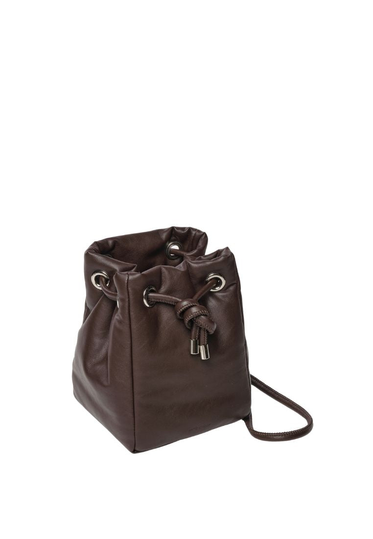 Marshmellow Bag S Lambskin Chocolate