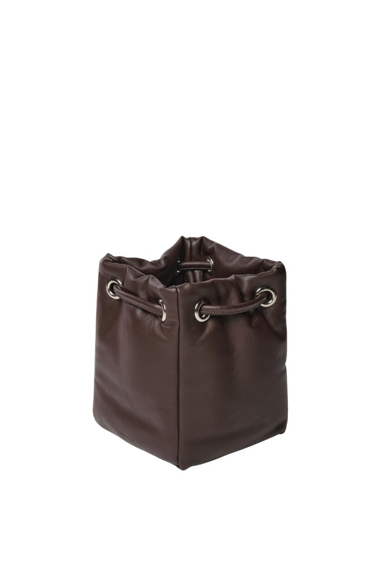 Marshmellow Bag S Lambskin Chocolate