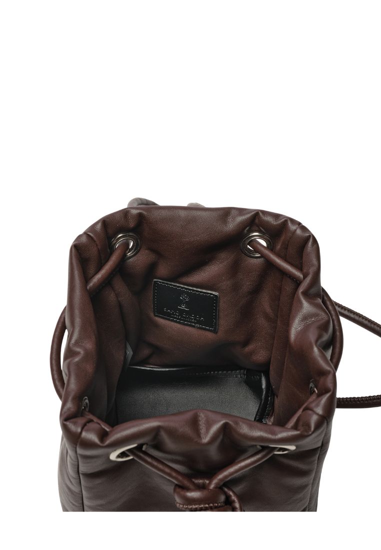 Marshmellow Bag S Lambskin Chocolate