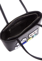 Maybelle Chenille Appliqué Tote Black Multi