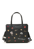 Maybelle Duo Top Handle Satchel Black