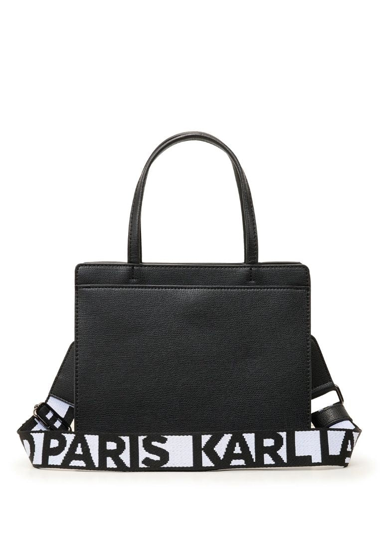 Maybelle Duo Top Handle Satchel Black