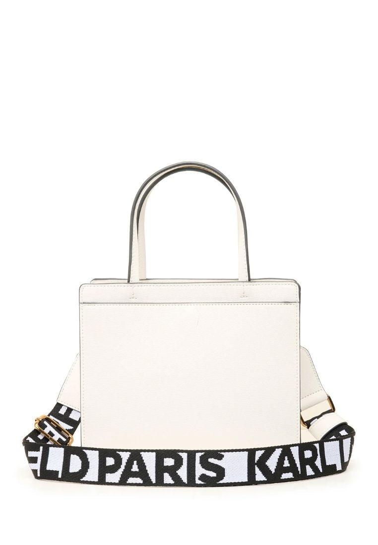 Maybelle Duo Top Handle Satchel White Multi