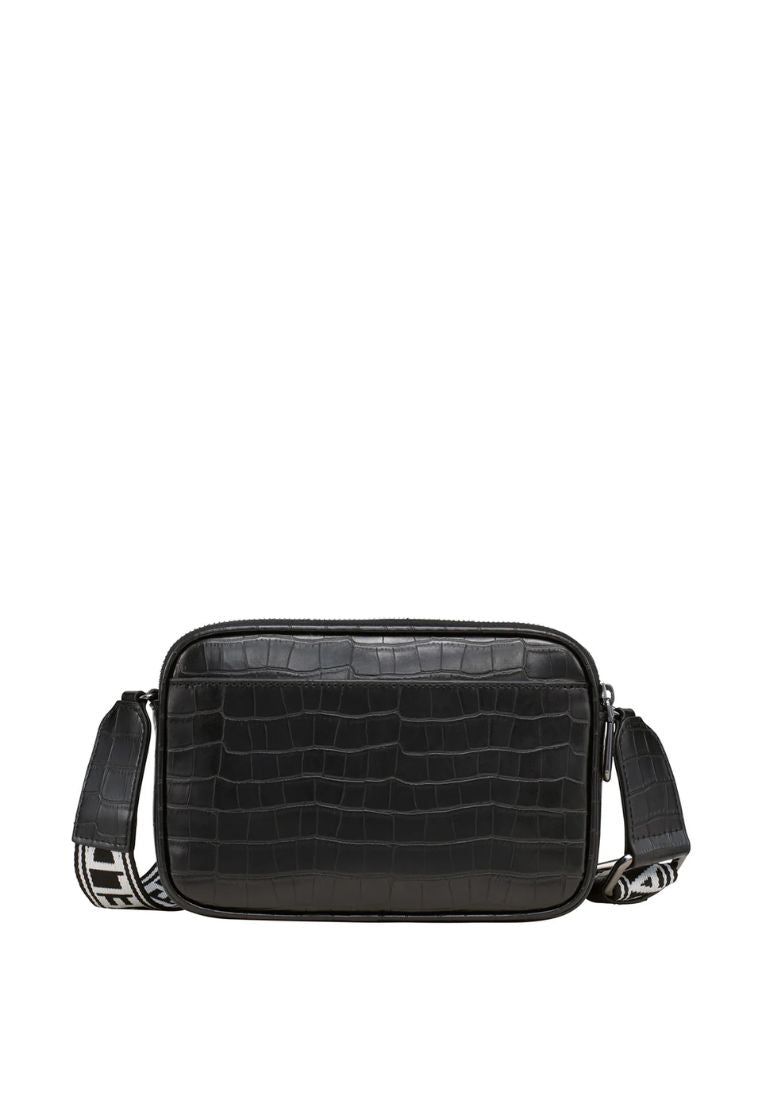 Maybelle Pins Camera Crossbody Black