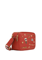 Maybelle Pins Camera Crossbody Burnt Orange