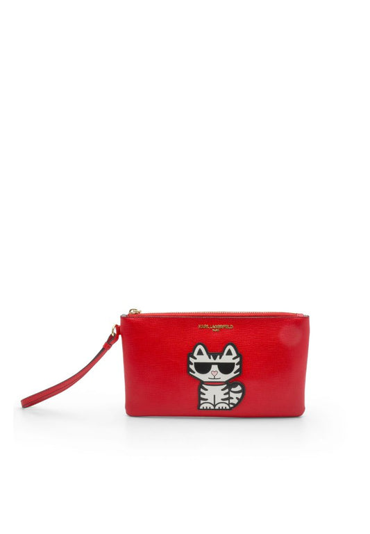 Maybelle Pouch Wristlet Red