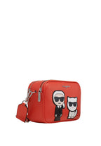 Maybelle Round Head Duo Camera Crossbody Vermillion