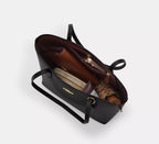 Medium City Tote Bag Gold Black