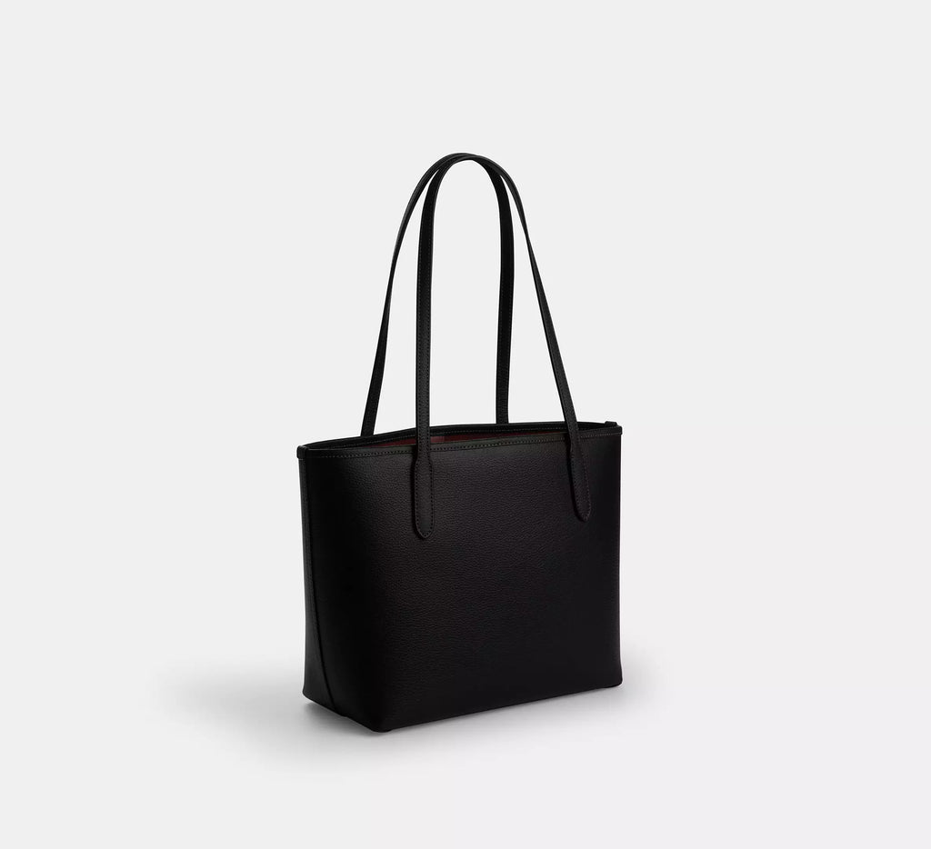 Medium City Tote Bag Gold Black