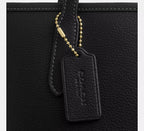 Medium City Tote Bag Gold Black