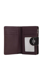 Medium Corner Zip Wallet With Signature Black