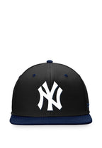NY YANKEES Fanatics Branded Black/Navy State Side Two-Tone Snapback Hat