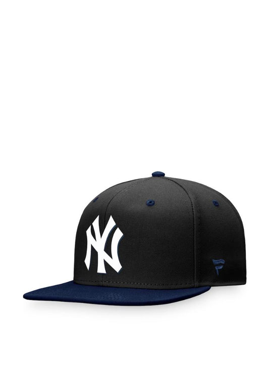 NY YANKEES Fanatics Branded Black/Navy State Side Two-Tone Snapback Hat