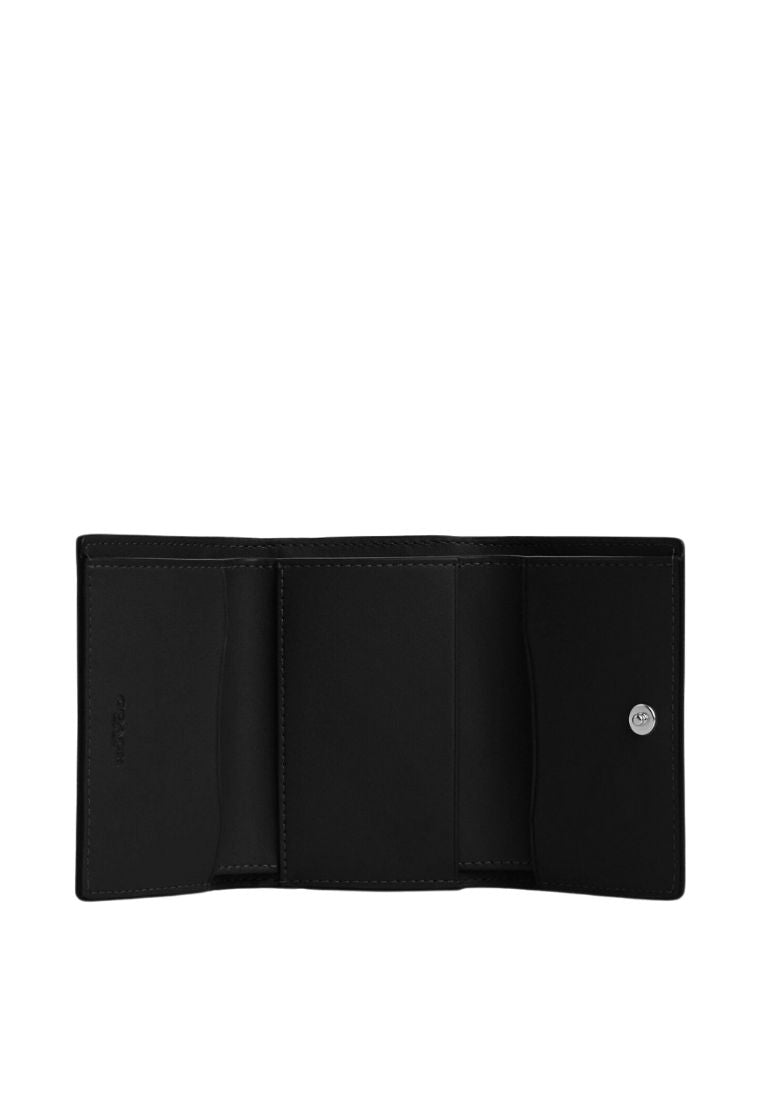 Micro Wallet In Signature Canvas Graphite Black