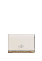 Micro Wallet In Signature Canvas Light Khaki Chalk