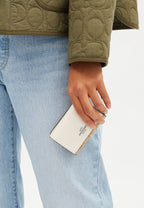 Micro Wallet In Signature Canvas Light Khaki Chalk