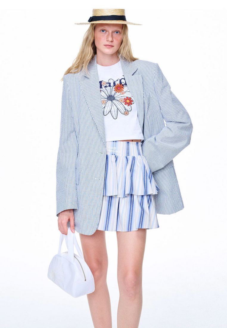 Mini Half Moon FlowerMardi Ivory White