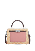 Mini Lane Top Handle In Colorblock Signature Canvas LT Pink Multi