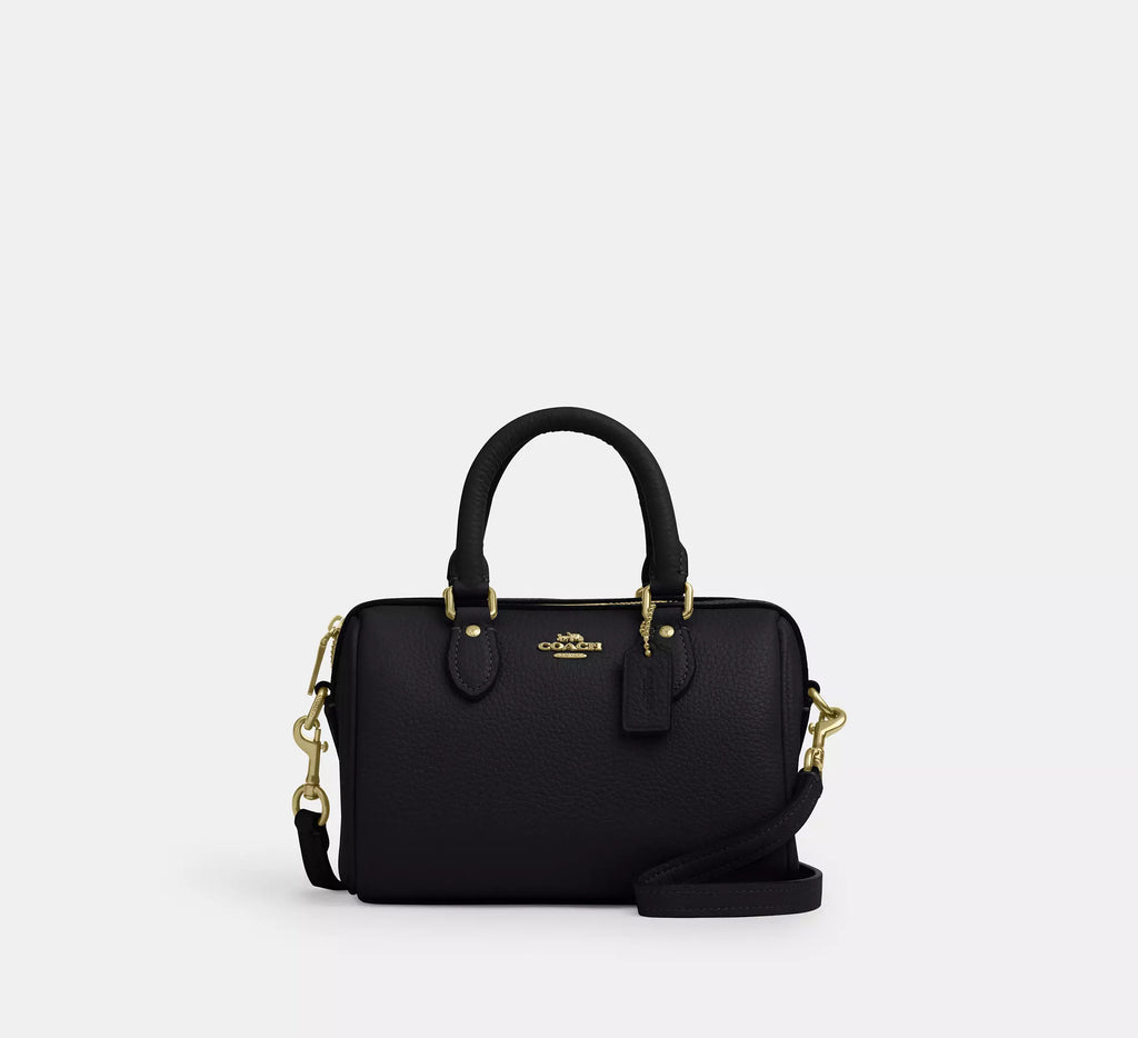 Mini Rowan Crossbody Bag Gold Black