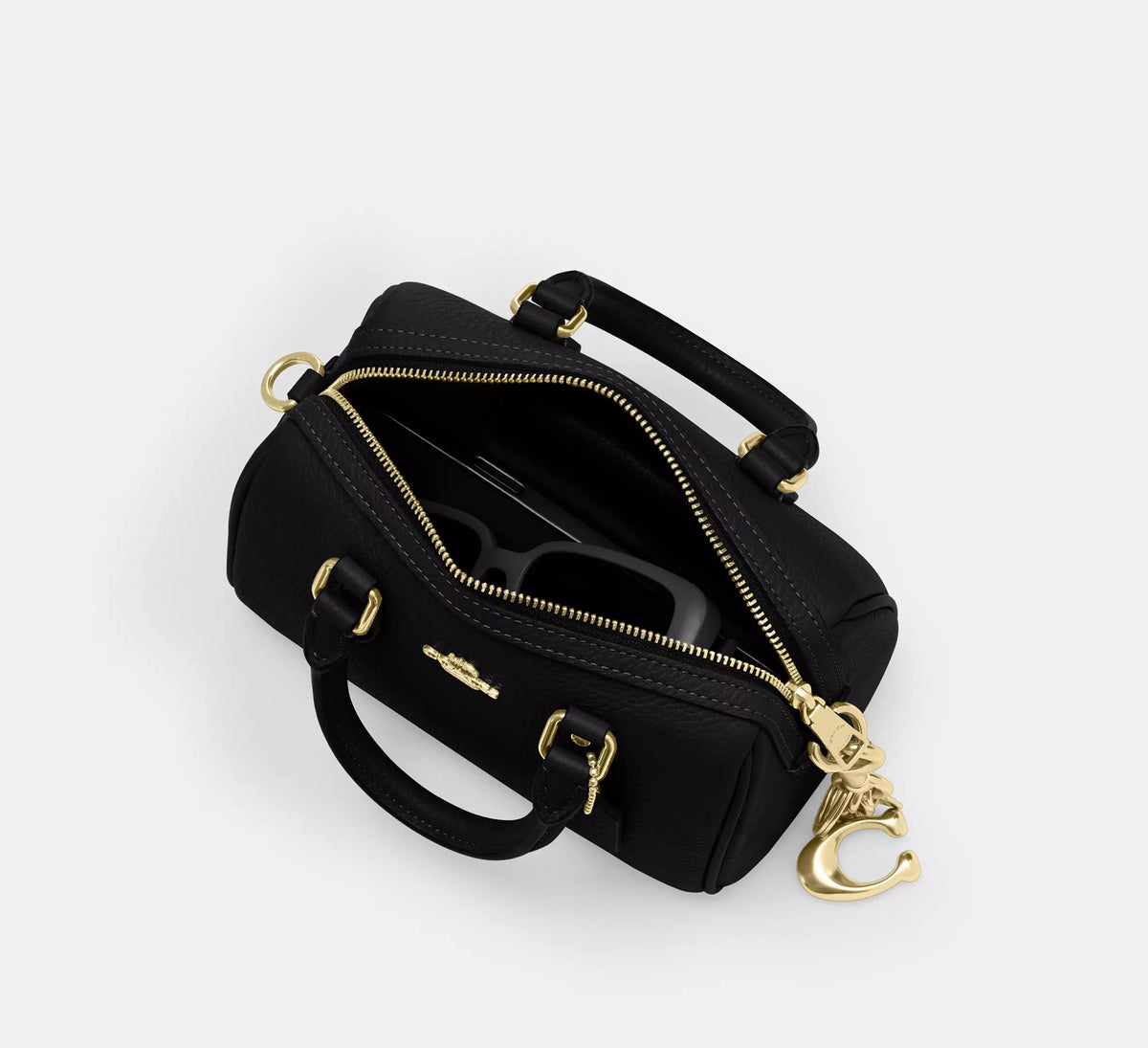 Mini Rowan Crossbody Bag Gold Black