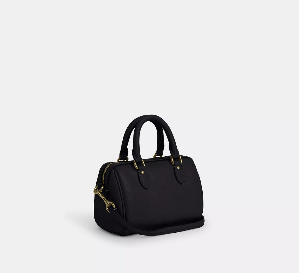 Mini Rowan Crossbody Bag Gold Black