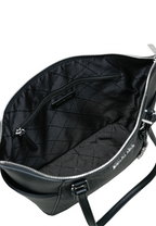 Charlotte Large Top Zip Tote Black