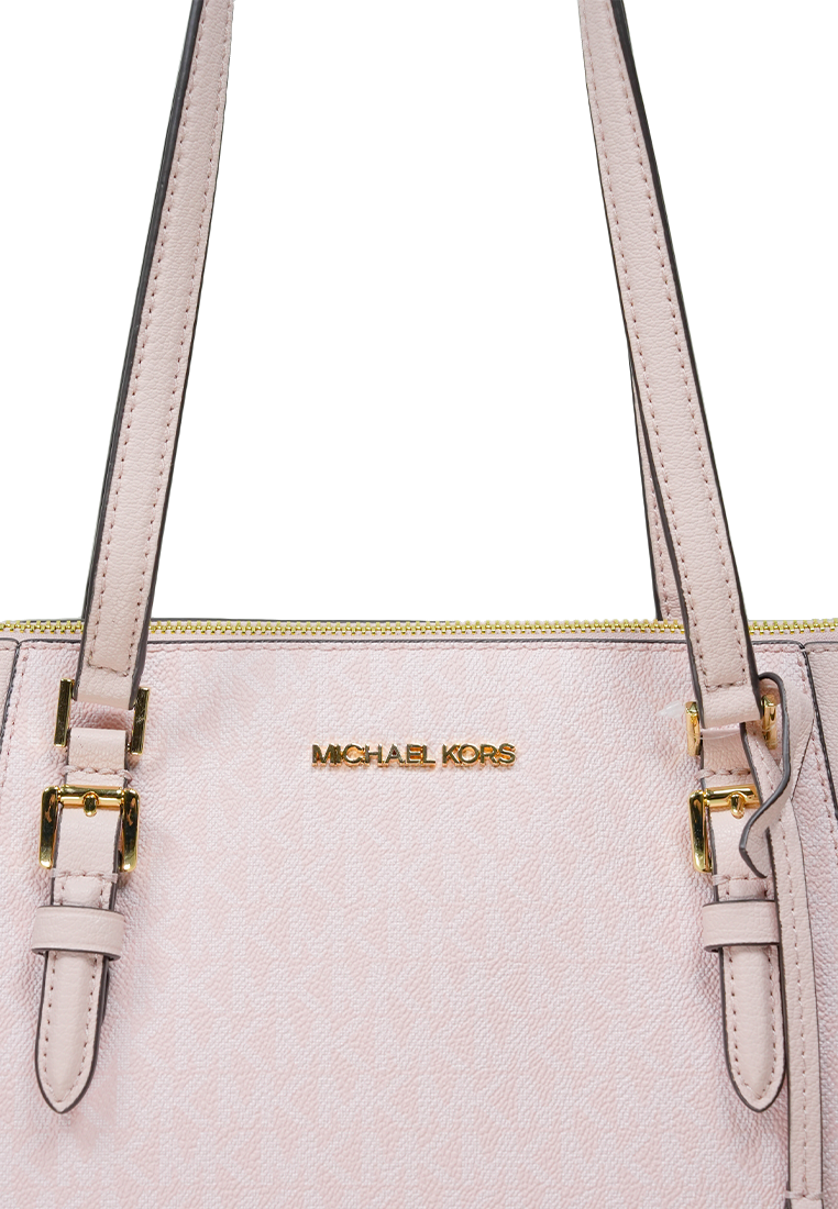 Charlotte Large Top Zip Tote Powder Blush
