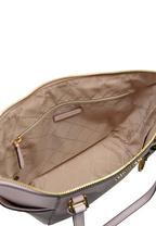 Charlotte Large Top Zip Tote Powder Blush