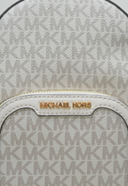 Jaycee Mini Pebbled Leather Backpack Cream Multi