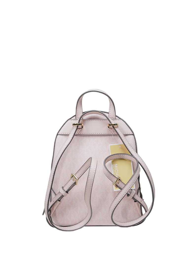 Jaycee Mini Pebbled Leather Backpack Powder Blush