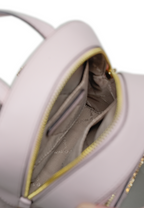 Jaycee Mini Pebbled Leather Backpack Powder Blush