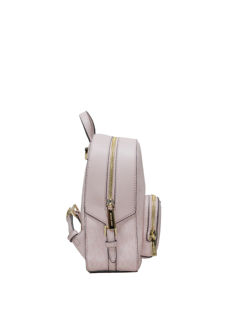 Jaycee Mini Pebbled Leather Backpack Powder Blush