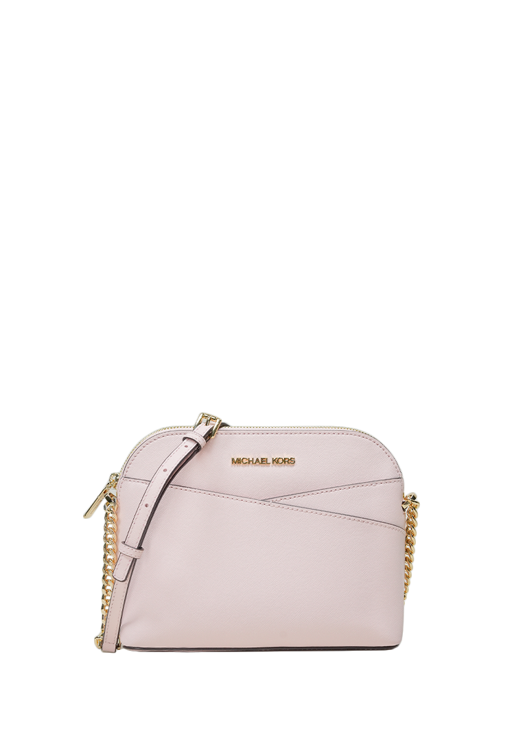 Jet Set Travel Medium Dome Crossbody Bag Powder Blush