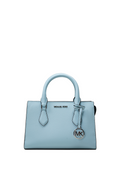 Sheila Small Faux Saffiano Leather Satchel Vista Blue