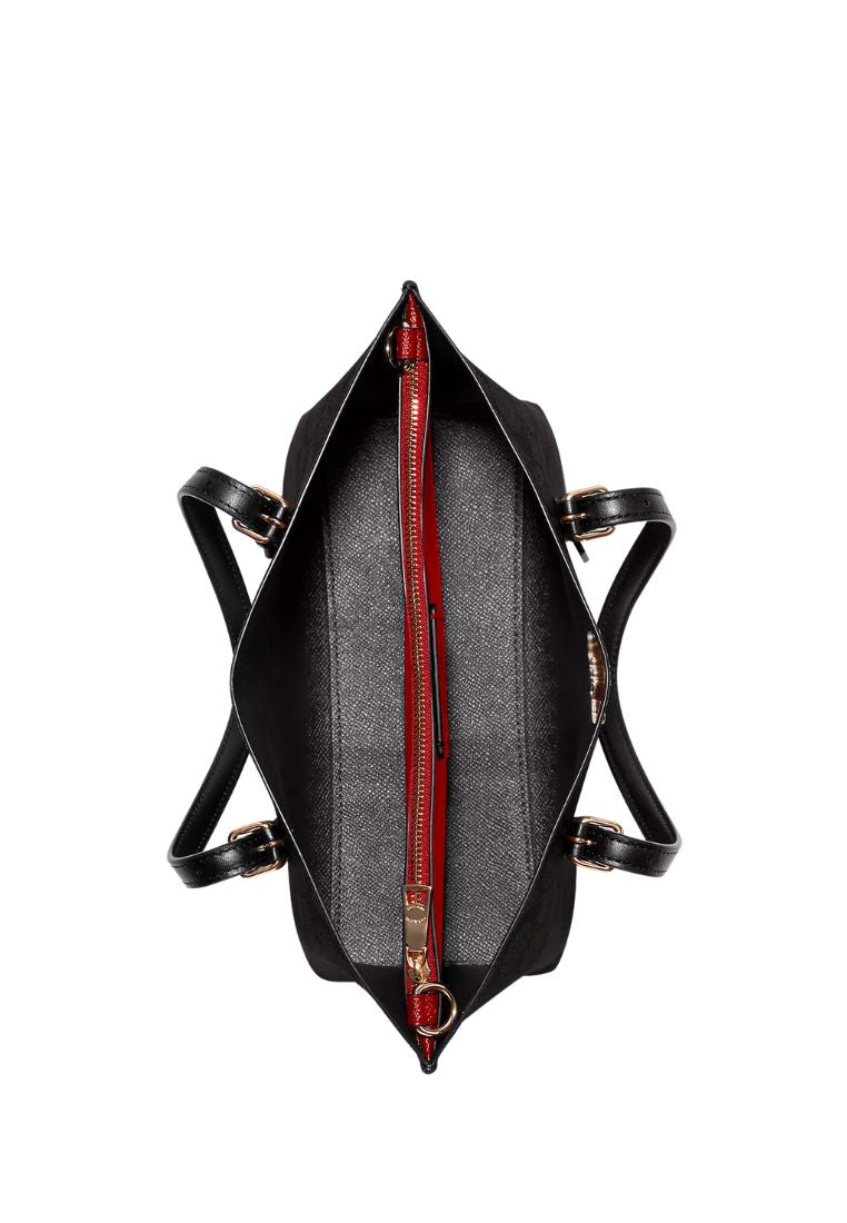 Mollie Tote 25 In Signature Canvas Brown Black