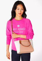 Monica Satchel Light Fawn Multi