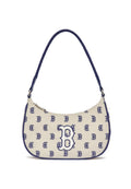 MONOGRAM Jacquard Shoulder Bag BOSTON RED SOX light beige