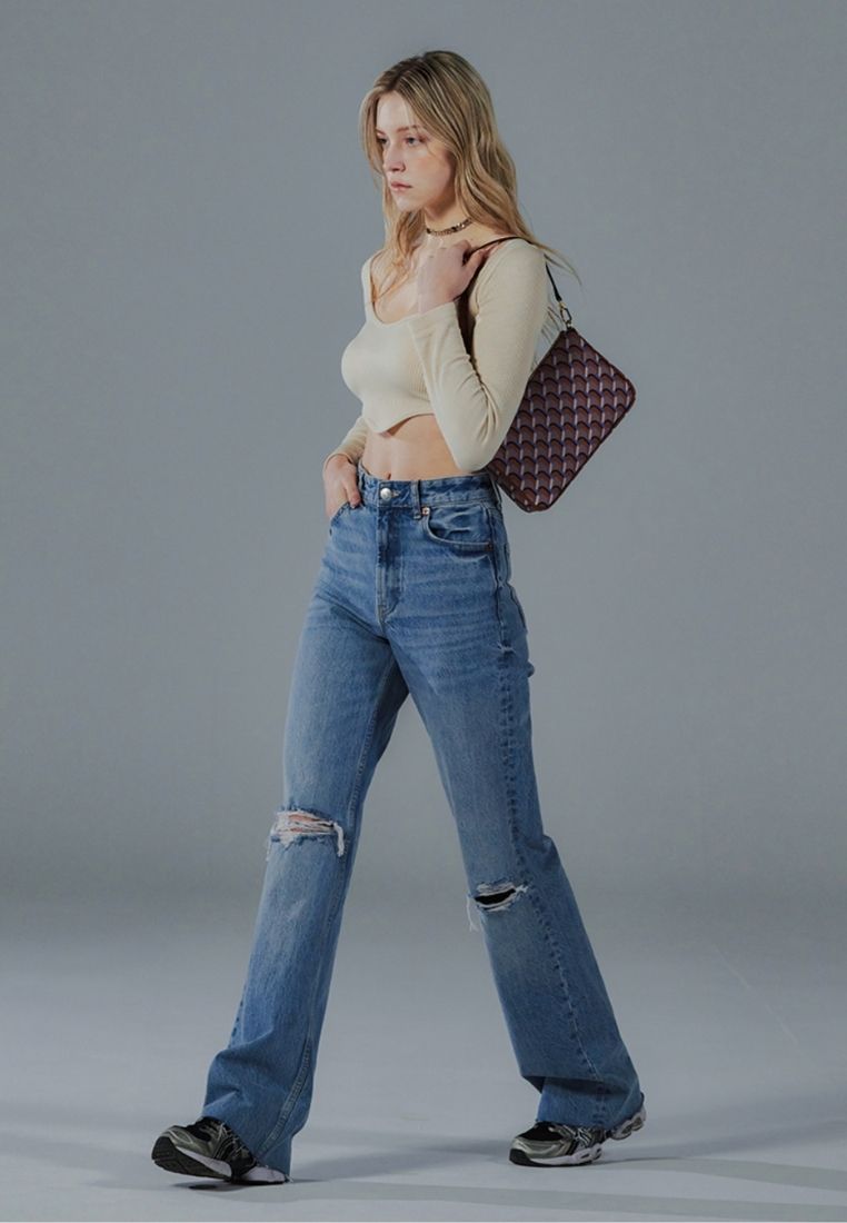 Monogram Petit Shoulder Camel MM