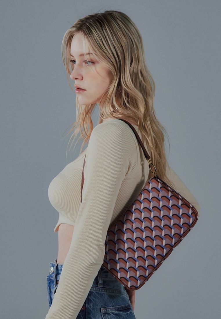 Monogram Petit Shoulder Camel MM