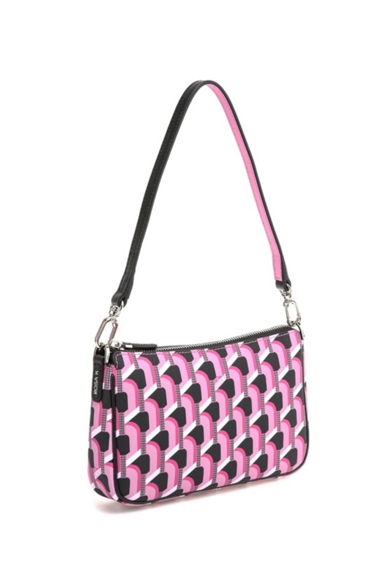 Monogram Petit Shoulder Pink Black SS