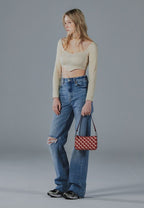 Monogram Petit Shoulder Real Red SS