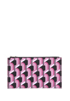 Monogram Shopper Pink Black