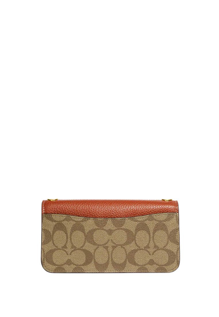 Morgan Crossbody In Colorblock Signature Canvas Khaki Multi