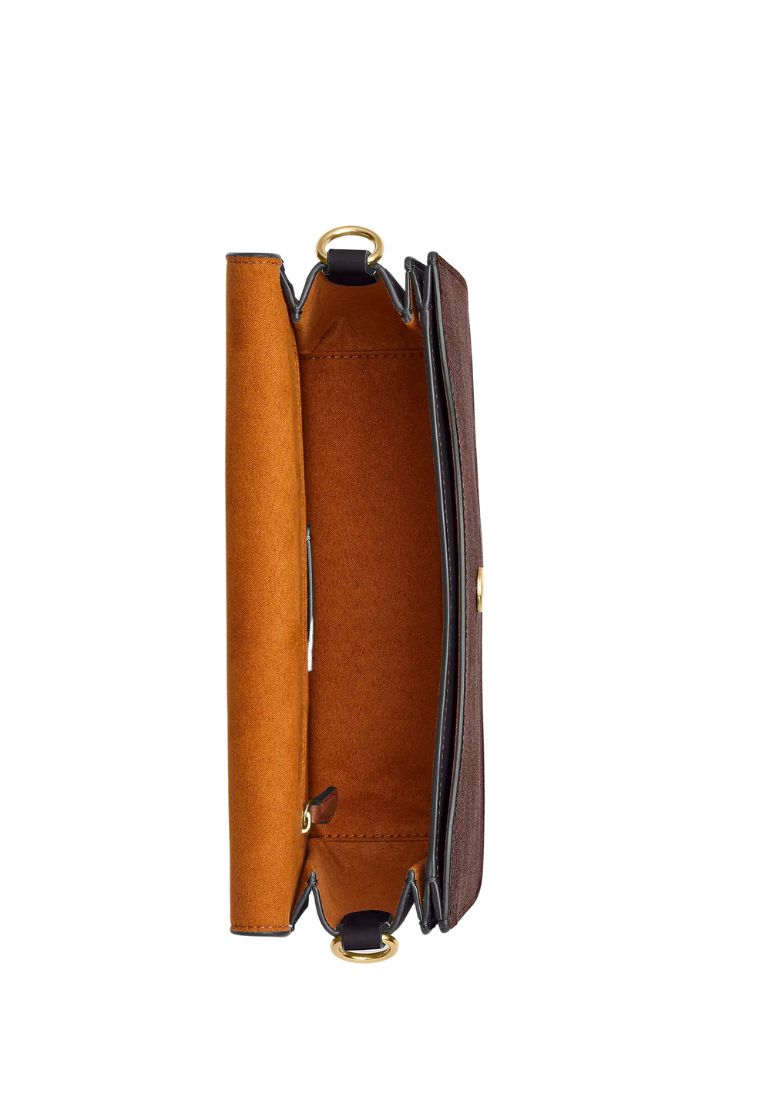Morgan Shoulder Bag In Colorblock Signature Canvas Oxblood Multi